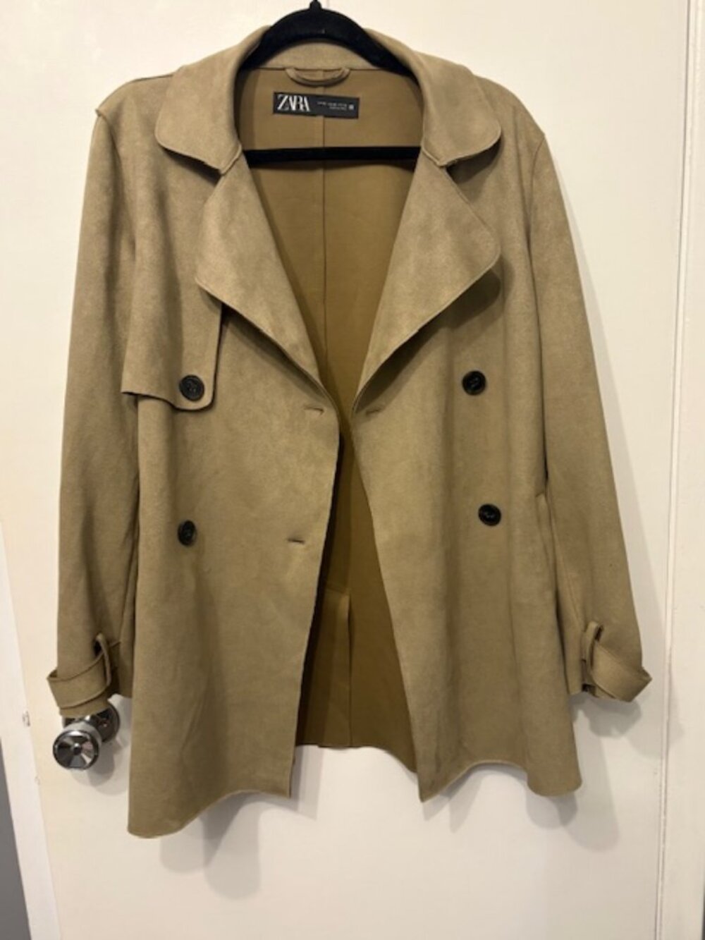 Suede Zara Coat